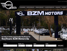 Tablet Screenshot of bzmmotors.com